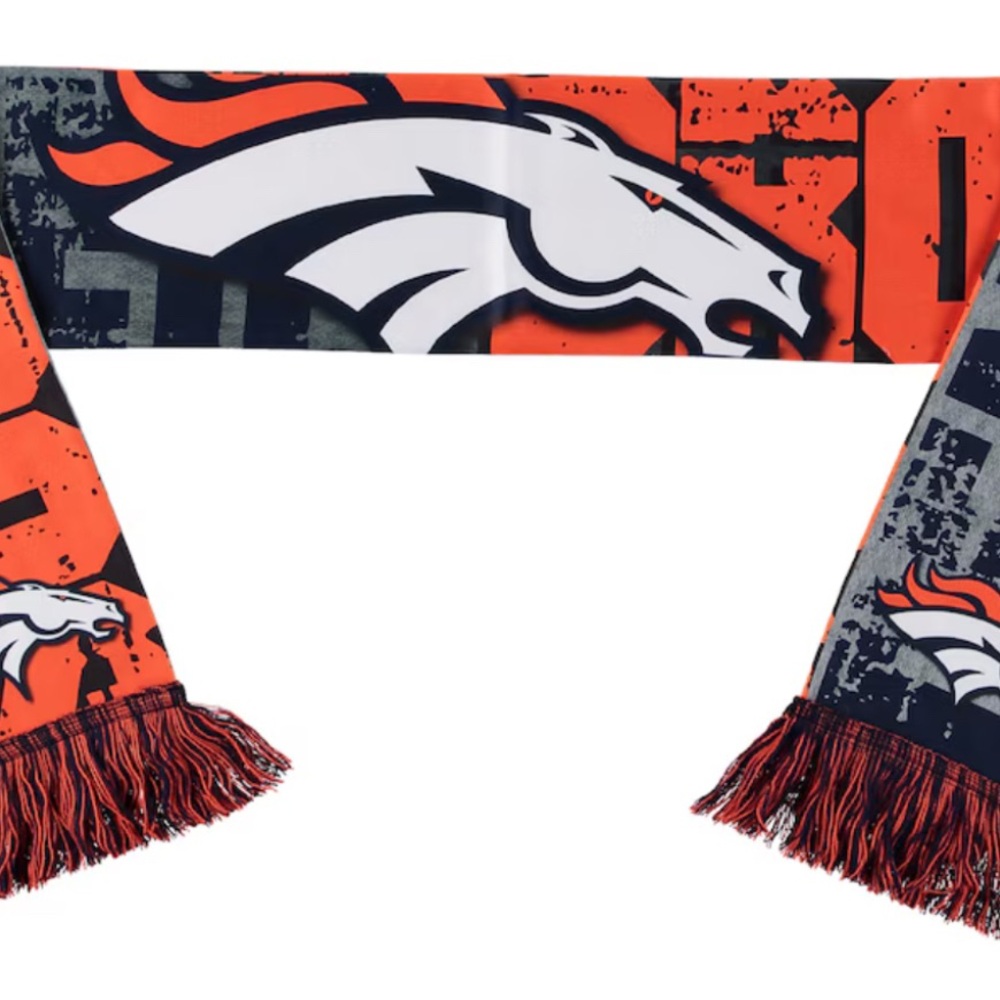 Denver Broncos Big Logo Scarf Forever Collectibles Polyester unisex